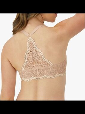 Maidenform Lace Racerback Underwire Bra in Nude Blush - 36DD